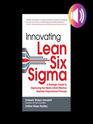 cover image of Innovating Lean Six Sigma